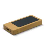 Powerbank Bamboe met Zonne Energie 8000mAh — productfoto 2