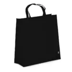 R-PET Draagtas non-woven 45 x 18 x 45cm 75g/m², zwart
