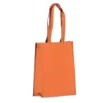 R-PET Draagtas gelamineerd non-woven 24 x 11 x 30cm 105gm² oranje - Hidalgo R-PET Draagtas gelamineerd non-woven 24 x 11 x 30cm 105g/m², oranje