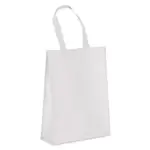 R-PET Draagtas gelamineerd non-woven 30 x 12 x 40cm 105gm² wit - Hidalgo R-PET Draagtas gelamineerd non-woven 30 x 12 x 40cm 105g/m², wit