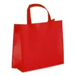 R-PET Draagtas gelamineerd non-woven 40 x 16 x 35cm 105gm² rood - Hidalgo R-PET Draagtas gelamineerd non-woven 40 x 16 x 35cm 105g/m², rood