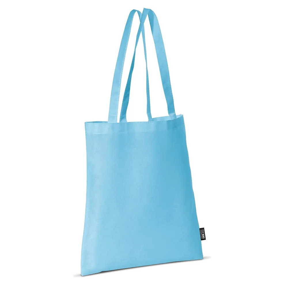 Schoudertas non-woven 75gm² lichtblauw - Hidalgo Schoudertas non-woven 75g/m², lichtblauw
