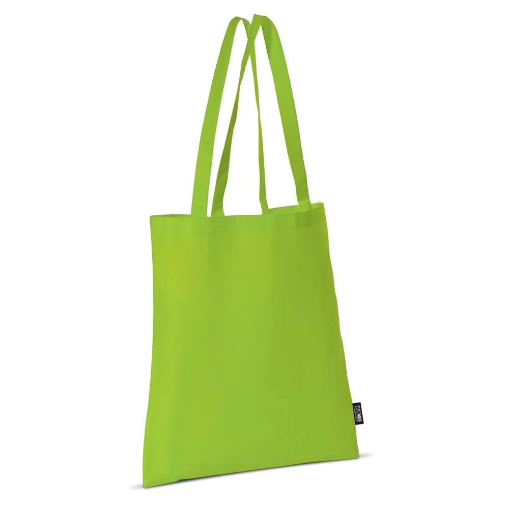 Schoudertas non-woven 75gm² lichtgroen - Hidalgo Schoudertas non-woven 75g/m², lichtgroen