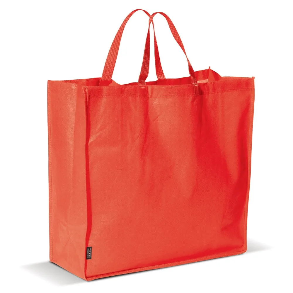 Draagtas non woven 75gm² rood - Hidalgo Draagtas non woven 75g/m², rood