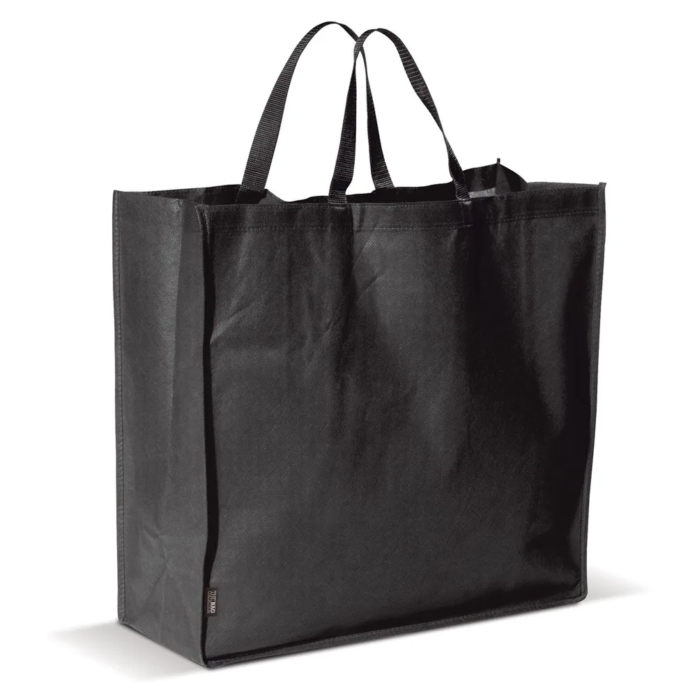 Draagtas non woven 75gm² zwart - Hidalgo Draagtas non woven 75g/m², zwart