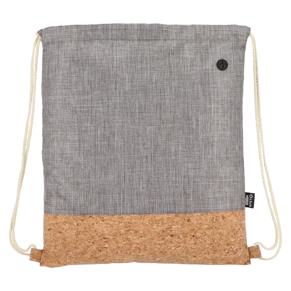 Koordzak R-PET kurk 35 x 40cm productfoto 9 - Hidalgo-werbeartikel Koordzak R-PET & kurk 35 x 40cm — productfoto 9