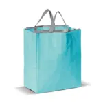 Koeltas non-woven 32.5 x 19.5 x 39 cm, 100 g/m², lichtblauw