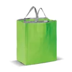 Koeltas non-woven 32.5 x 19.5 x 39 cm, 100 g/m², lichtgroen