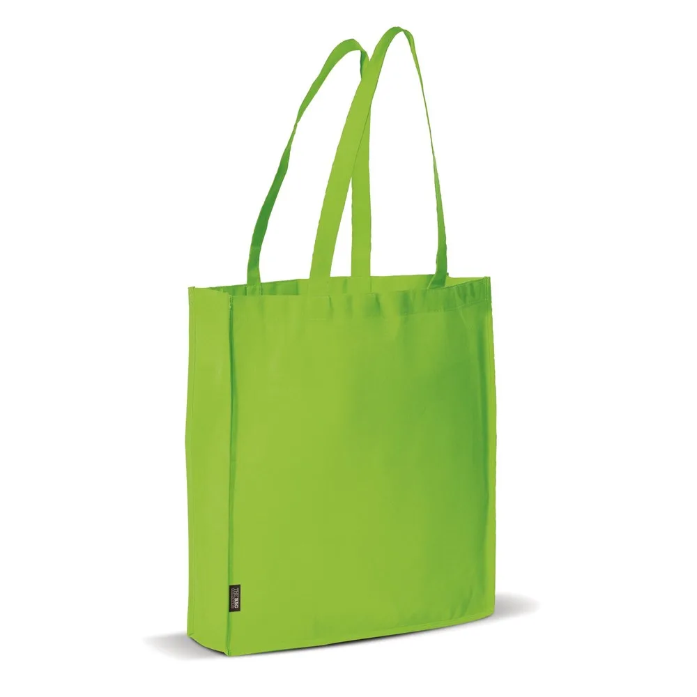 Schoudertas non-woven 75gm² lichtgroen - Hidalgo Schoudertas non-woven 75g/m², lichtgroen