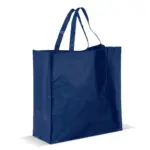 Draagtas gelamineerd PP woven 160g/m², donkerblauw