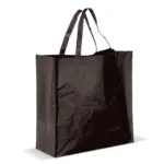 Draagtas gelamineerd PP woven 160g/m², zwart
