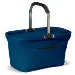 Picknickmand opvouwbaar 2-in-1 koeltas 600D donkerblauw - Hidalgo-werbeartikel Picknickmand opvouwbaar 2-in-1 koeltas 600D, donkerblauw