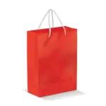 Draagtas papier klein 200gm2 rood - Hidalgo-werbeartikel Draagtas papier klein 200g/m2, rood