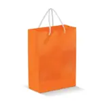 Draagtas papier groot 200gm2 oranje - Hidalgo Draagtas papier groot 200g/m2, oranje