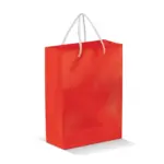 Draagtas papier groot 200gm2 rood - Hidalgo Draagtas papier groot 200g/m2, rood