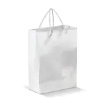 Draagtas papier groot 200gm2 wit - Hidalgo Draagtas papier groot 200g/m2, wit