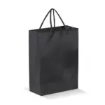 Draagtas papier groot 200gm2 zwart - Hidalgo Draagtas papier groot 200g/m2, zwart