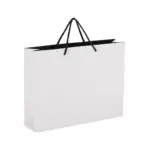 Papieren cadeautas 40 x 12 x 30cm 200gm² wit - Hidalgo-werbeartikel Papieren cadeautas 40 x 12 x 30cm 200g/m², wit