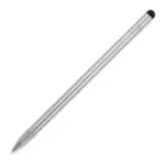 Duurzaam aluminium potlood met gum, zilver