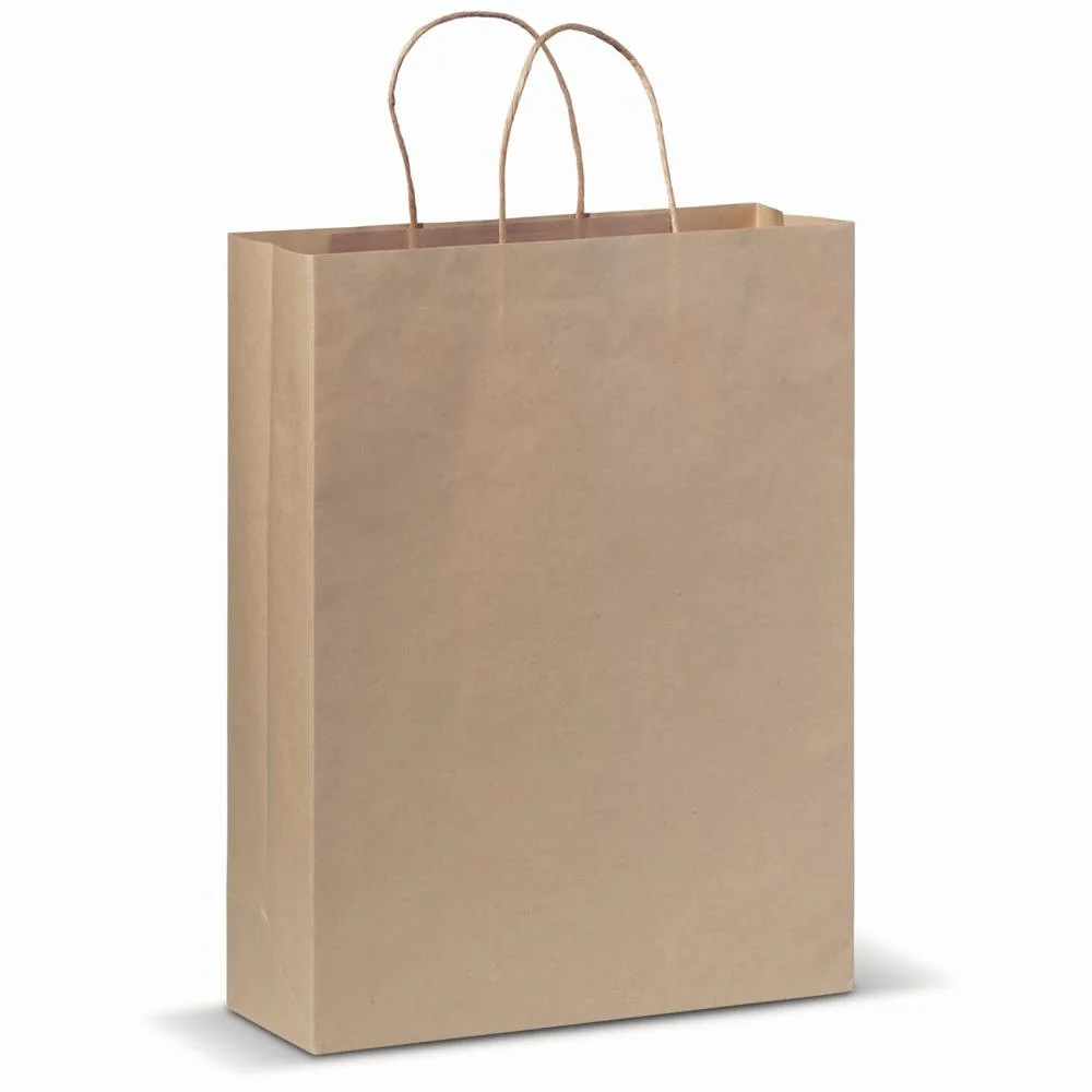 Papieren kraft tas 100gm² 32x12x41cm productfoto 2 - Hidalgo-werbeartikel Papieren kraft tas 100g/m² 32x12x41cm — productfoto 2