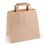 Papieren draagtas 70g/m² 26x17x25cm, bruin