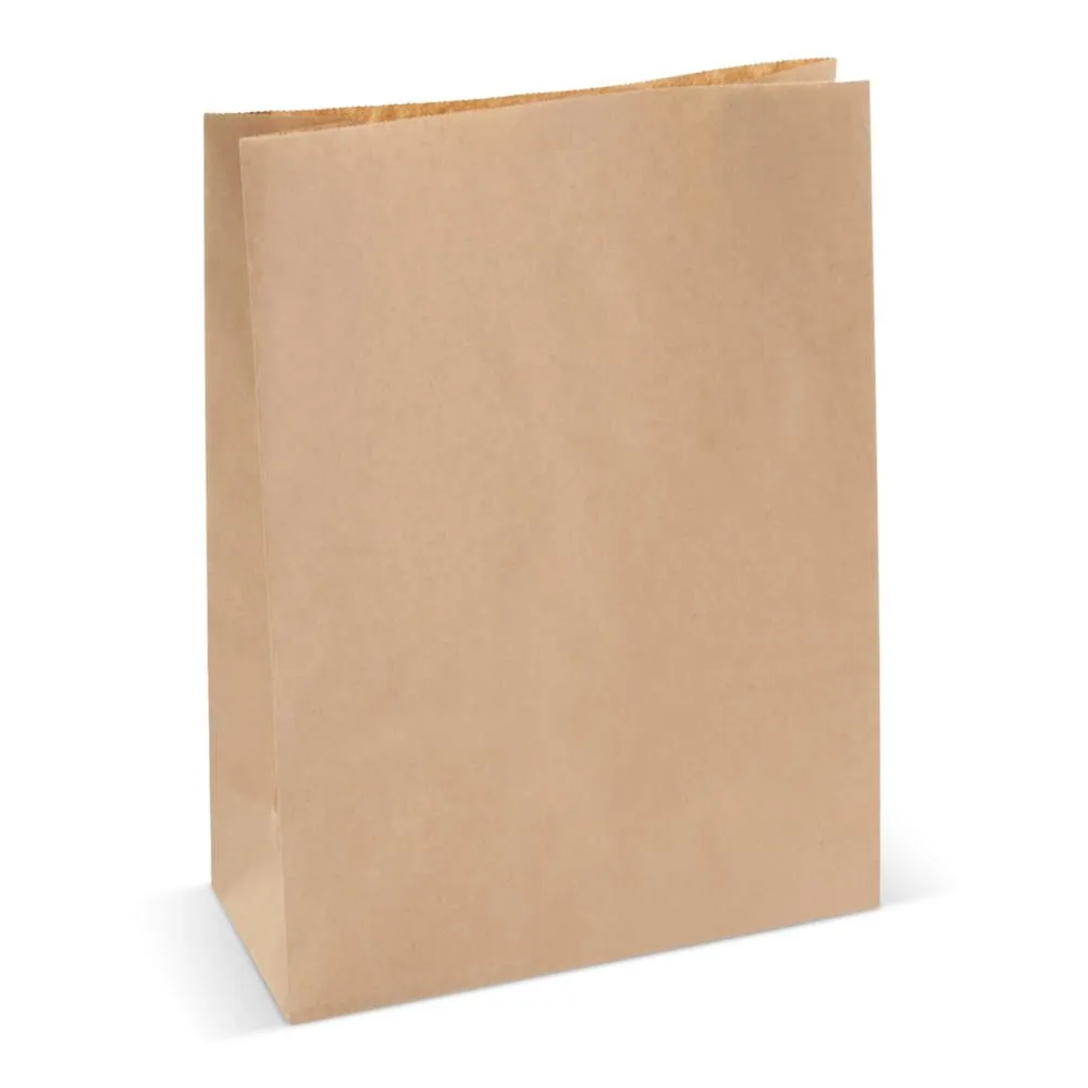 Papieren zak 70gm² 29x22x9cm bruin - Hidalgo Papieren zak 70g/m² 29x22x9cm, bruin