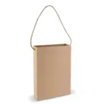 Box bag 24x8x32cm, bruin