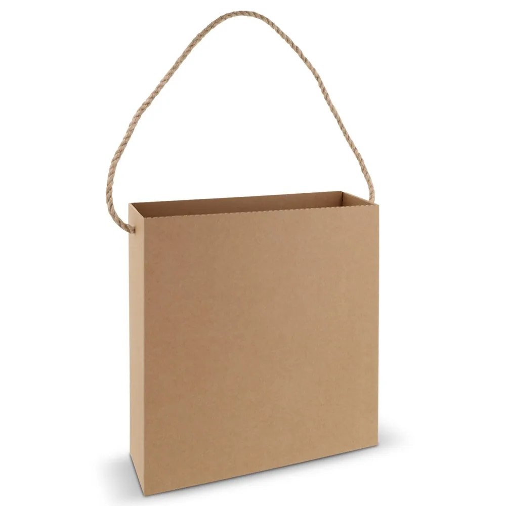 Box bag 35x35x11cm bruin - Hidalgo-werbeartikel Box bag 35x35x11cm, bruin