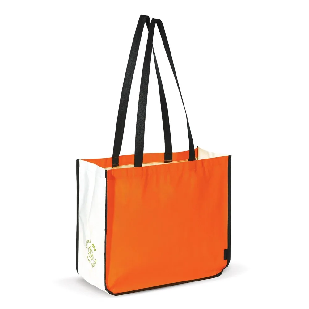 Schoudertas PP non-woven 120gm² oranje - Hidalgo Schoudertas PP non-woven 120g/m², oranje