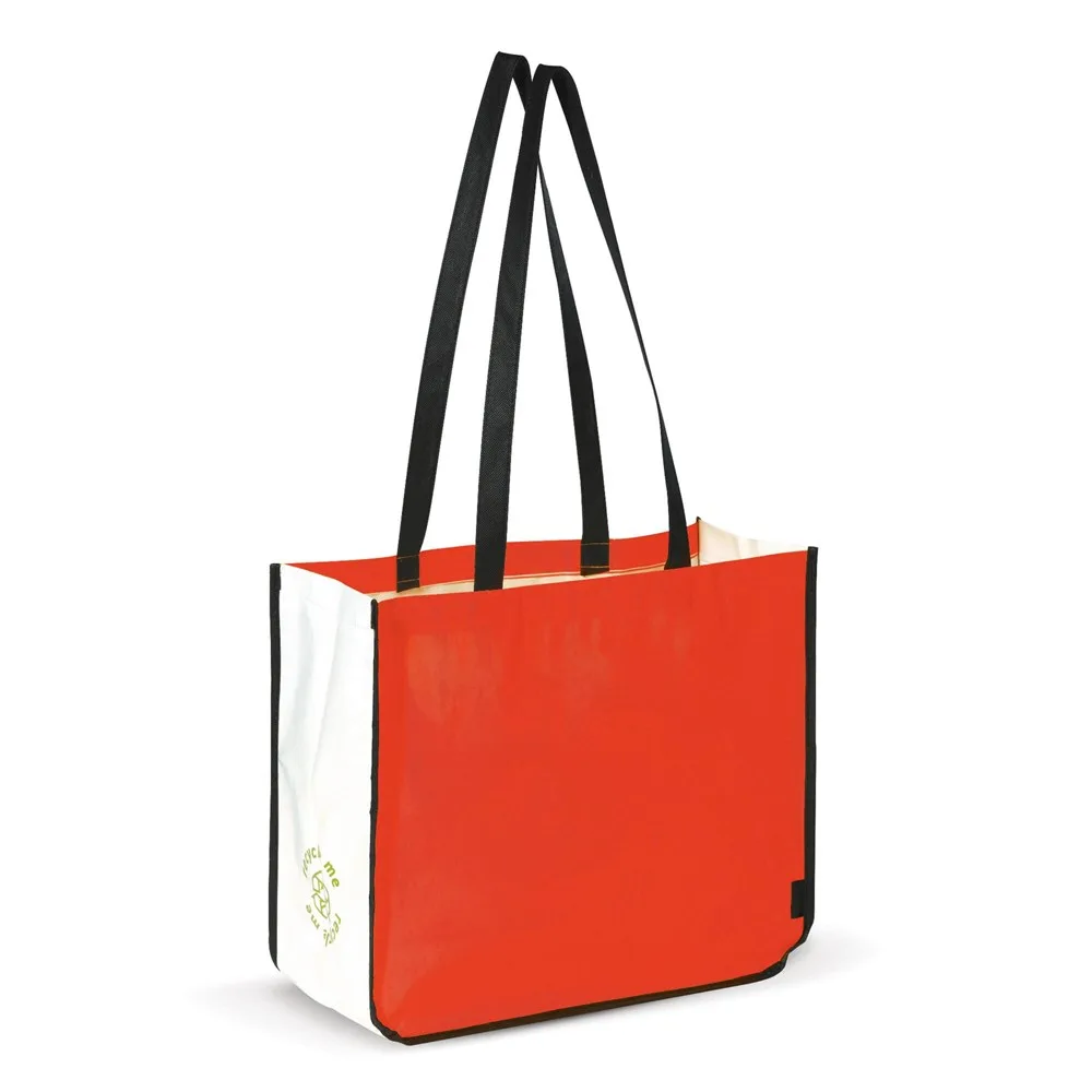 Schoudertas PP non-woven 120gm² rood - Hidalgo Schoudertas PP non-woven 120g/m², rood