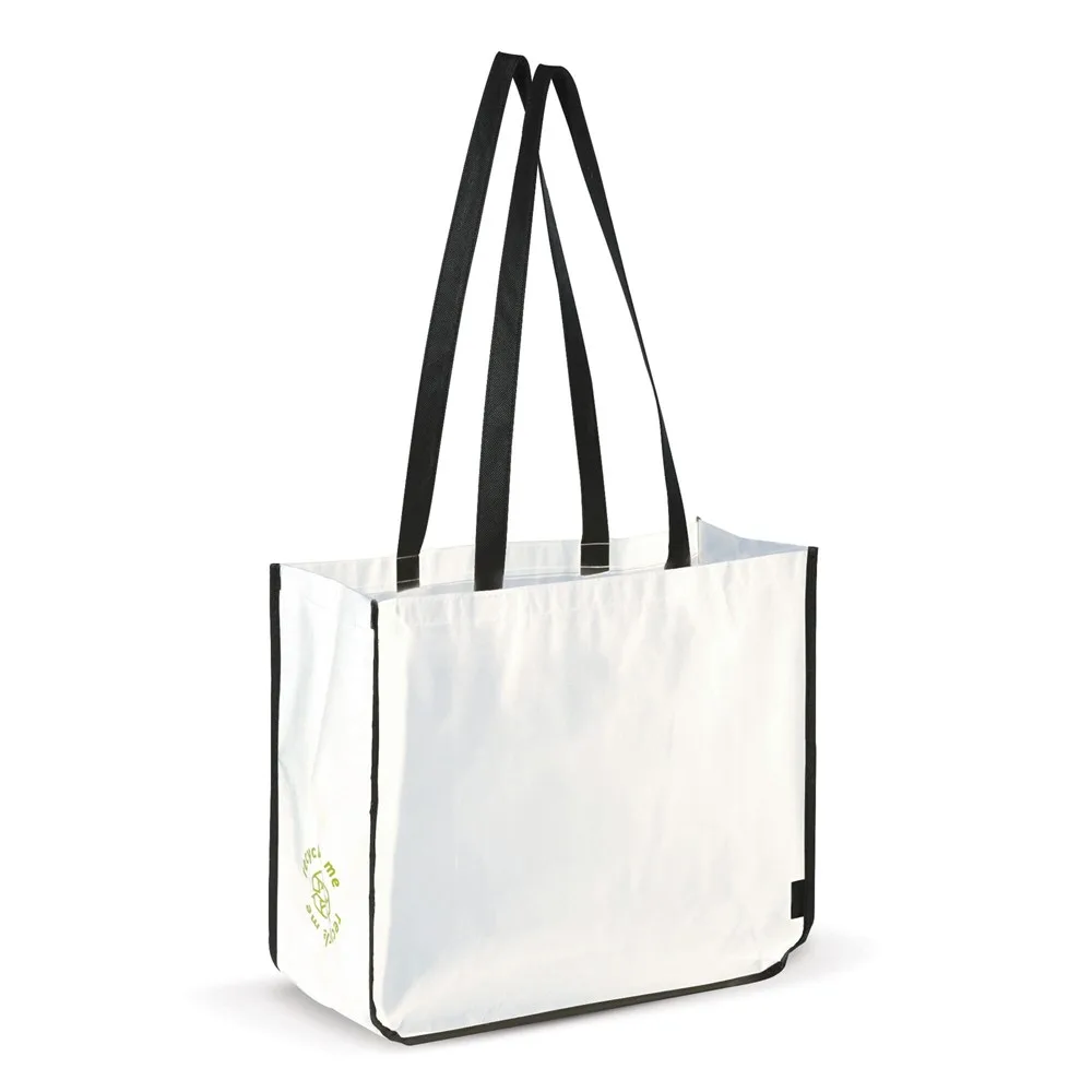 Schoudertas PP non-woven 120gm² wit - Hidalgo Schoudertas PP non-woven 120g/m², wit