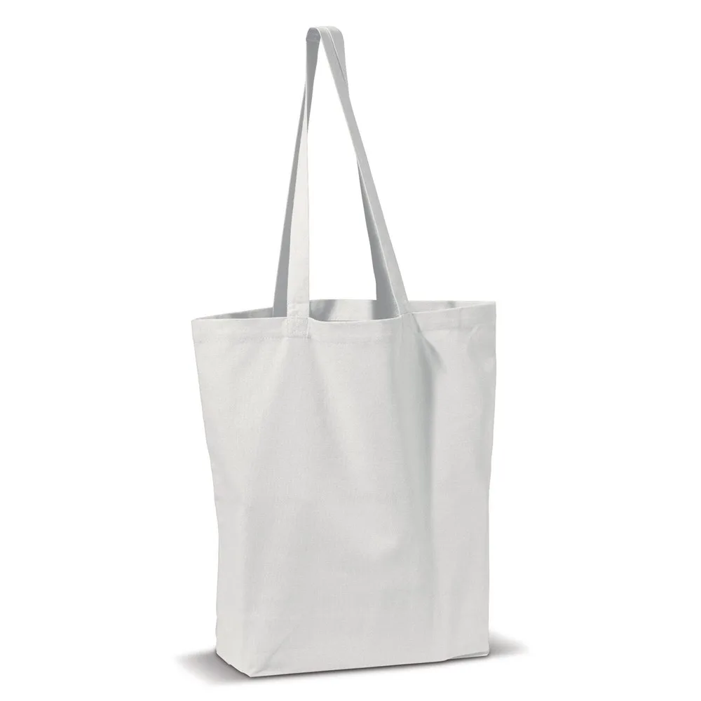 Schoudertas canvas 250gm² 41x12x43cm productfoto 2 - Katoenendraagtassen Schoudertas canvas 250g/m² 41x12x43cm — productfoto 2