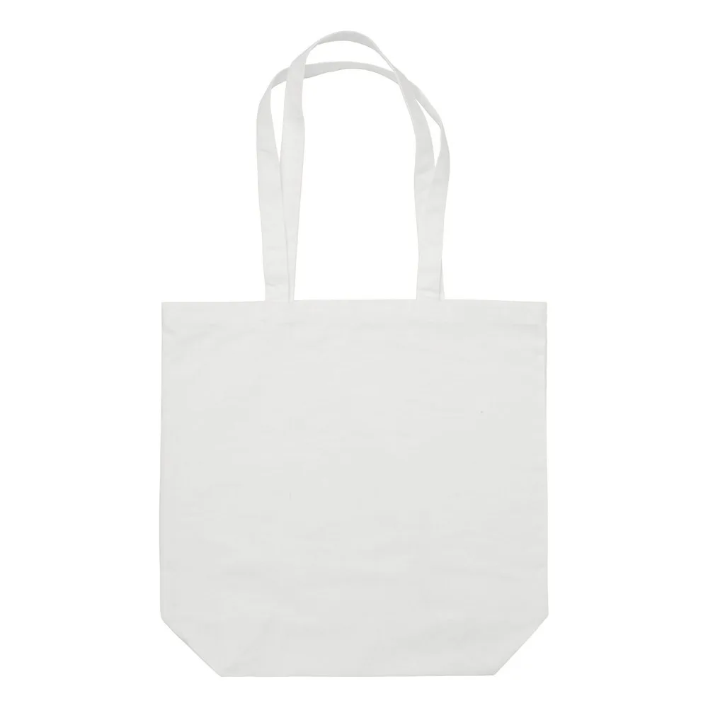 Schoudertas canvas 250gm² 41x12x43cm productfoto 3 - Katoenendraagtassen Schoudertas canvas 250g/m² 41x12x43cm — productfoto 3
