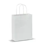 Draagtas papier klein 120g/m², wit