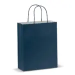 Draagtas papier middel 120gm² donkerblauw - Hidalgo Draagtas papier middel 120g/m², donkerblauw