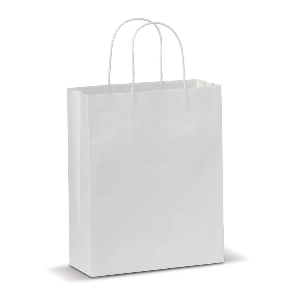 Draagtas papier middel 120gm² wit - Hidalgo Draagtas papier middel 120g/m², wit