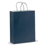 Draagtas papier groot 120g/m², donkerblauw