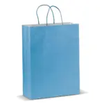 Draagtas papier groot 120g/m², lichtblauw