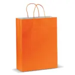 Draagtas papier groot 120g/m², oranje