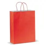 Draagtas papier groot 120g/m², rood
