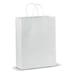 Draagtas papier groot 120g/m², wit