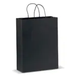 Draagtas papier groot 120g/m², zwart
