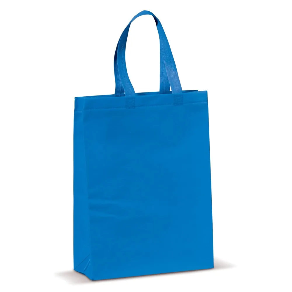 Draagtas gelamineerd non-woven medium 105gm² blauw - Hidalgo Draagtas gelamineerd non-woven medium 105g/m², blauw