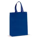 Draagtas gelamineerd non-woven medium 105gm² donkerblauw - Hidalgo Draagtas gelamineerd non-woven medium 105g/m², donkerblauw