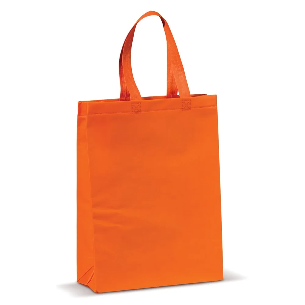 Draagtas gelamineerd non-woven medium 105gm² oranje - Hidalgo Draagtas gelamineerd non-woven medium 105g/m², oranje