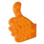 Pepermuntdoos duim, ecru / oranje