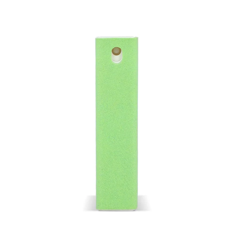 Spray cleaner 15ml wit groen - Hidalgo-werbeartikel Spray cleaner 15ml, wit / groen