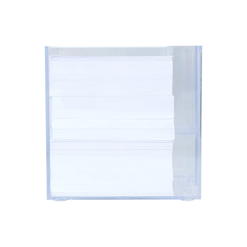 Papierkubus de luxe wit papier 10x10x10cm productfoto 4 - Hidalgo Papierkubus de luxe wit papier 10x10x10cm — productfoto 4