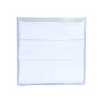 Papierkubus de luxe wit papier 10x10x10cm — productfoto 10