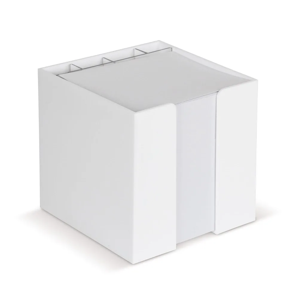 Papierkubus de luxe wit papier 10x10x10cm wit - Hidalgo Papierkubus de luxe wit papier 10x10x10cm, wit